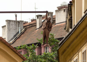 Man Hanging Out Sculpture